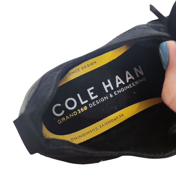 COLE HAAN Shoes Mens‎ 8 Black GrandPro Rally Canvas Sneaker Grand 360 Cushioning - Picture 6 of 8